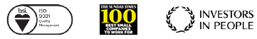 ISO9001 | Sunday Times top 100 companies | Investors in People