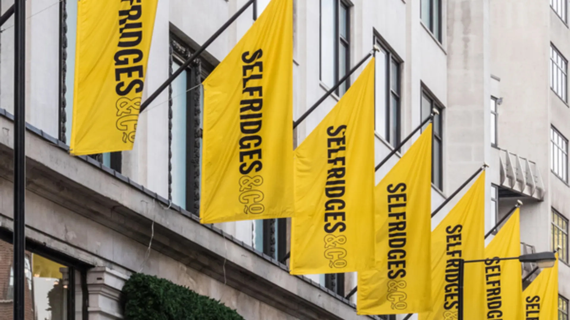 Selfridges flags