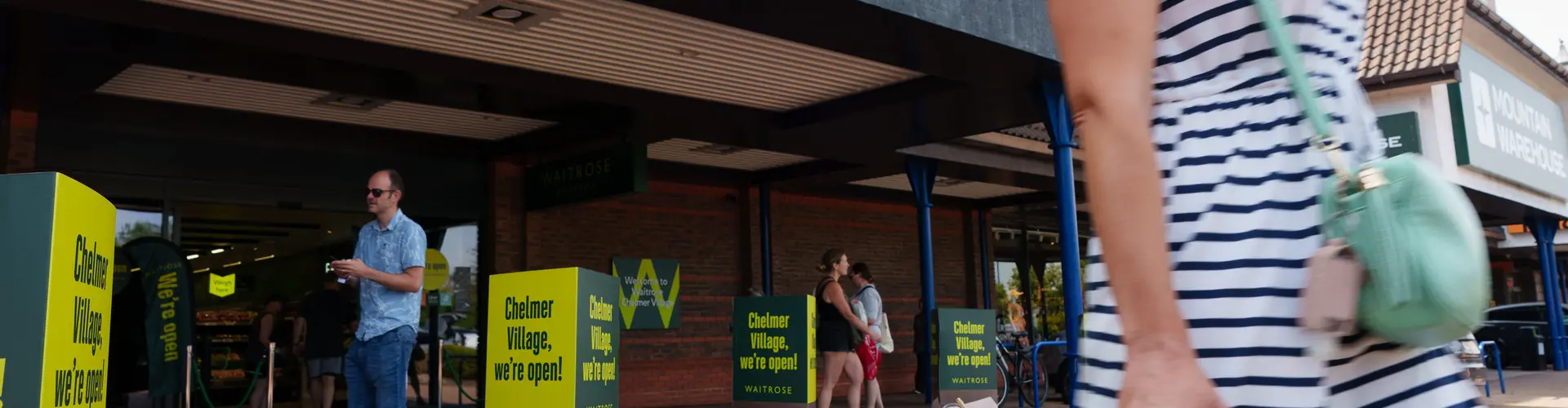 Waitrose Store with Shopper
