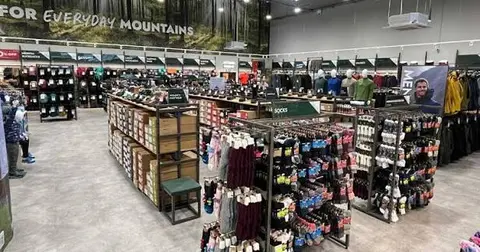 Inside a store
