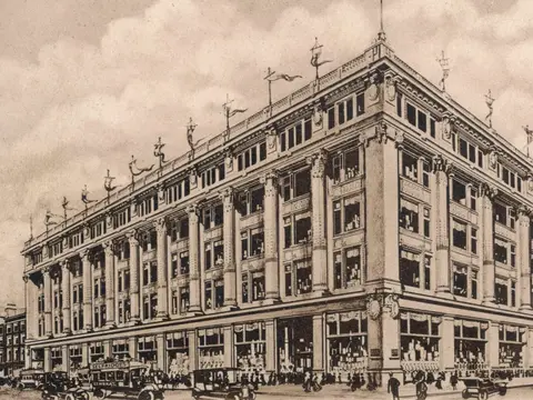 Picture of Selfridges in the past