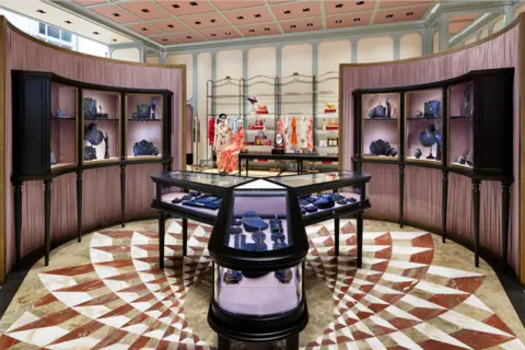 Inside Gucci flagship store