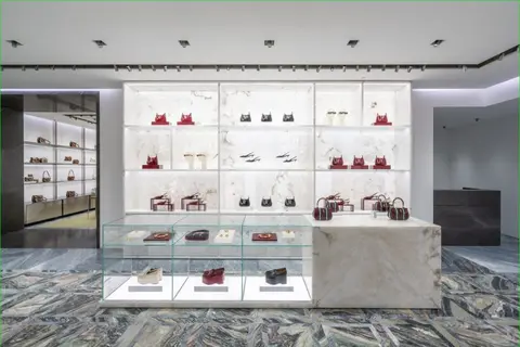 Display case inside Gucci