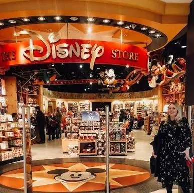 Inside a Disney store