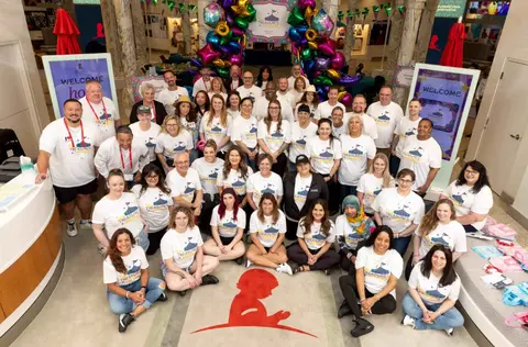 Staff at the front of store