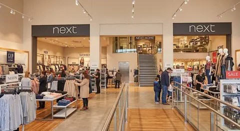 Inside a store
